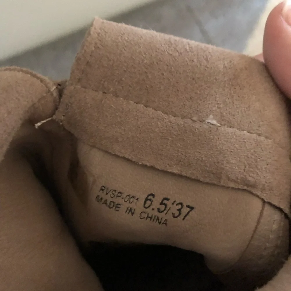42 Gold Ramada Suede Peep Toe Bootie